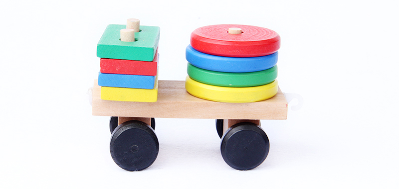 Kid's Wooden Train Montessori Toy